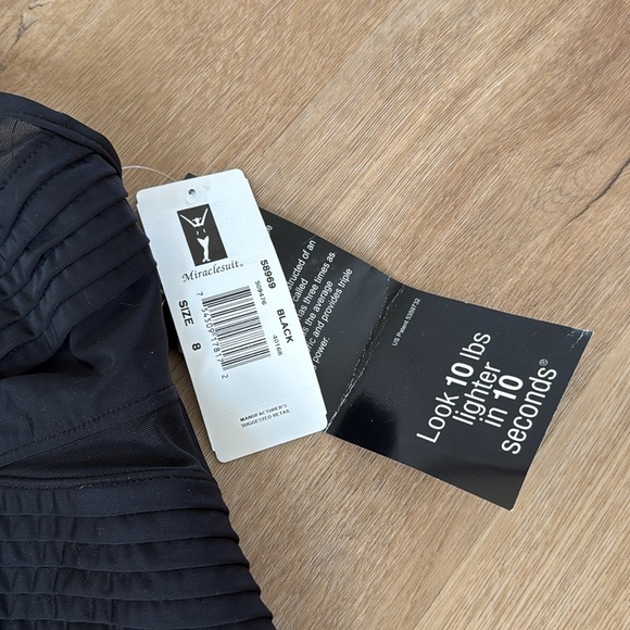 miraclesuit black one piece - Picture 2 of 4